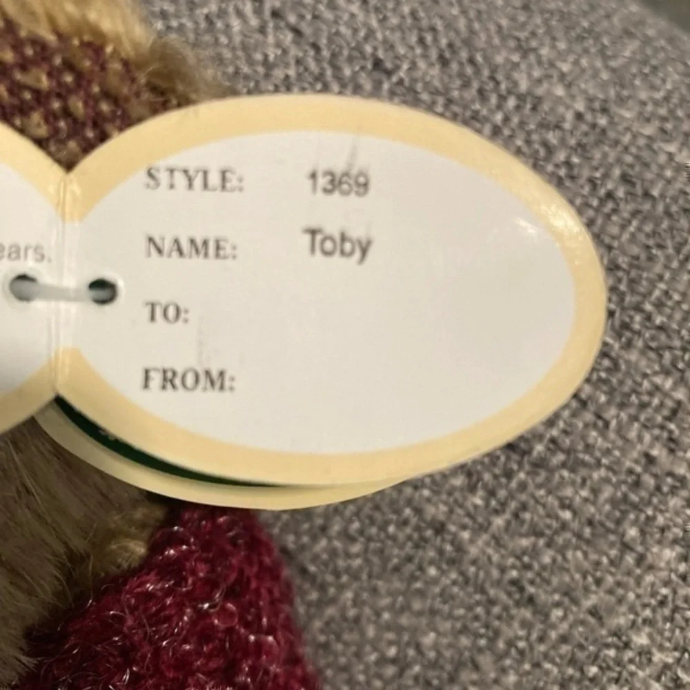 💋 ✨Bearington Collection Toby #1369 NWT Sweater Holiday Bear 🐻